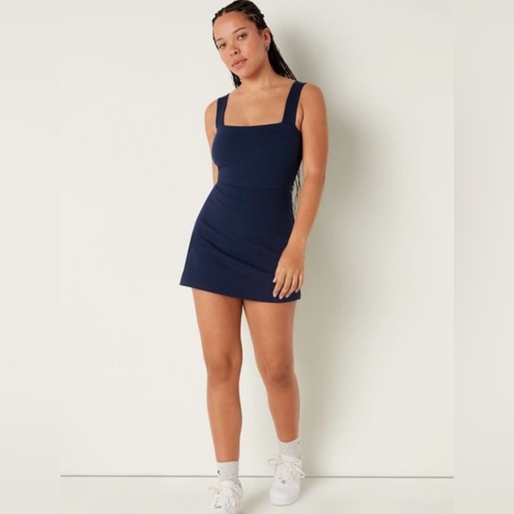 Victoria's Secret PINK Rib Square Neck Active Dress
NWT NAVY - Picture 3 of 5